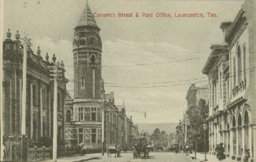 Cameron Street and Post Office, Launceston